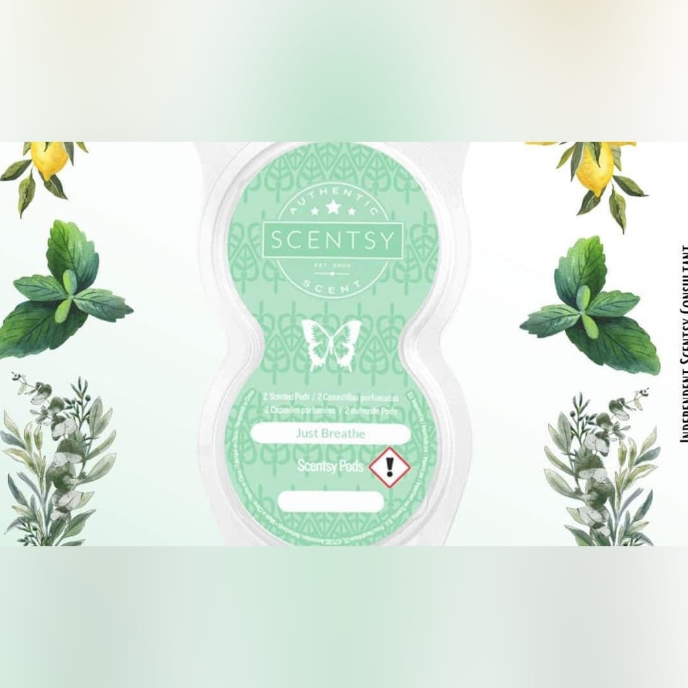 Scentsy pods, Just Breathe, Diffuser pods, NEW
